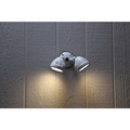 Raco Swivel Flood Light, 120 V, LED Lamp, Warm Wht, 0 to 2000 Lumens, 3000 K Color Temp, Metal Fixture LL1200W
